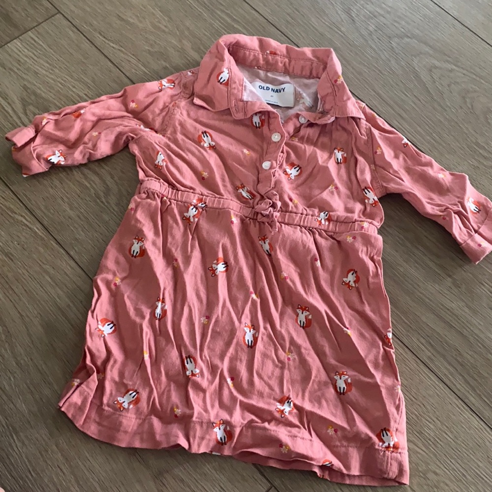 Old navy girls tunic top 3/4 sleeve size 2T